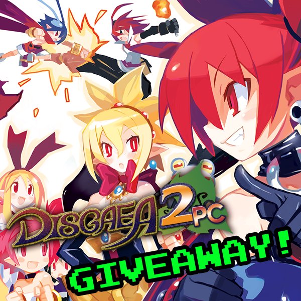NISAmerica's tweet photo. We have another giveaway today, dood! Follow us and retweet this tweet for your chance to win a copy of #Disgaea2PC! 3 winners @ 5PM PT! https://t.co/uma4agVBeo