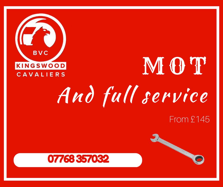 BVC___'s tweet image. MOT and full service from just £145, call or message us to book or enquire