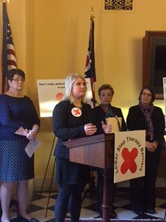 lccomm's tweet photo. Thank you @peggylehner @SenatorTavares and @nickieantonio for your support for #steptherapy reform in #Ohio #FailFirstFeb https://t.co/lOlMAvXIiW