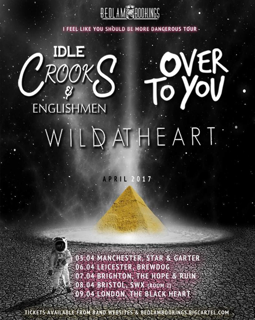 BedlamBookings's tweet photo. April, let's party. 

@ICandEnglishmen // @wild_at_heartuk // @overtoyouband https://t.co/SqmZEWbWia