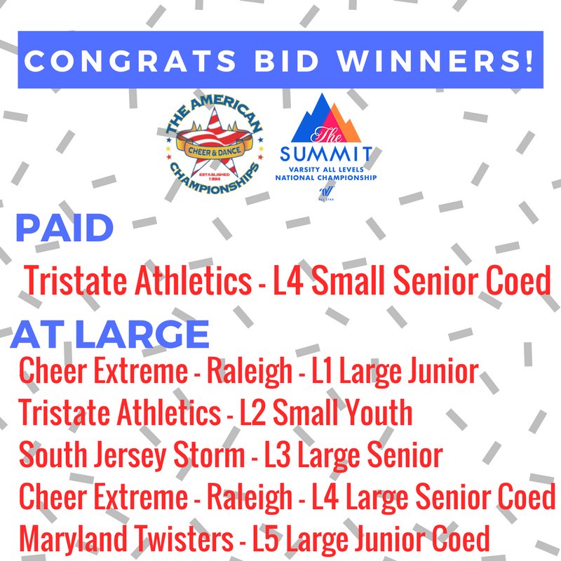 AmChamps's tweet photo. Congrats to all #ACMasters Summit bid winners! #WeCare #WeListen #WeDeliver https://t.co/4DI0NtQanQ