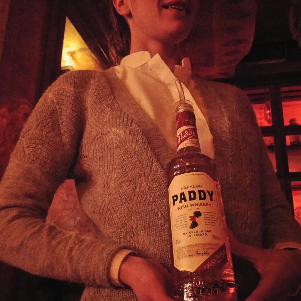 waxyslondon's tweet photo. #WhiskeyWednesday pick is #Paddy.  standard Irish characteristics: triple distilled, matured in oak and a sweet finish. 🍷🎉🎇

#IrishStandard https://t.co/szMTpQMkQp
