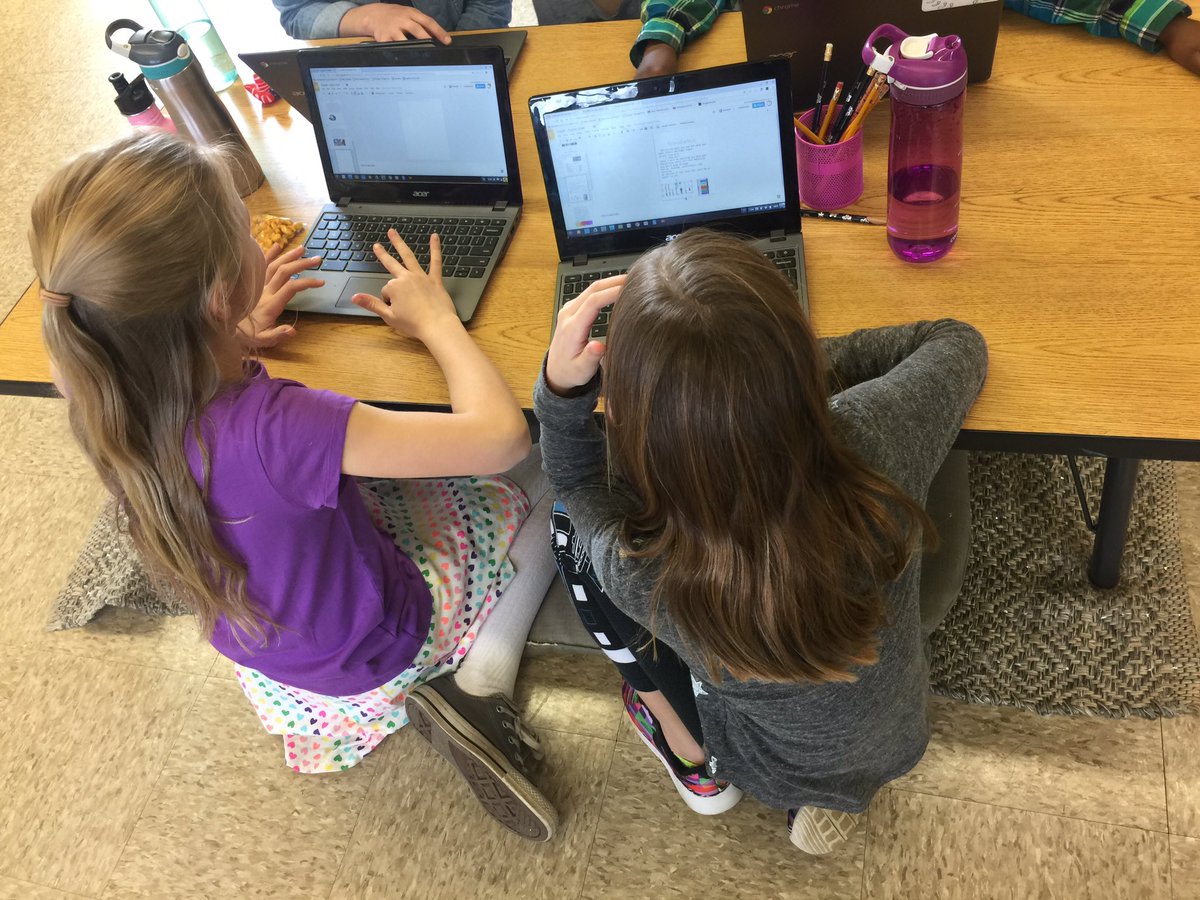 DrSHAnderson's tweet photo. .@FVgrade3 hard at work on their informational e-books! #MTPSpride #grade3writers https://t.co/781HHUxHrb