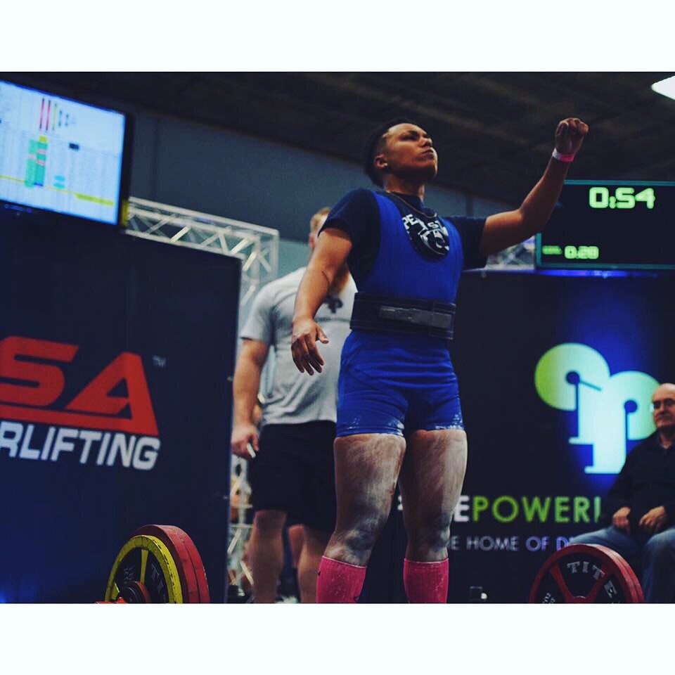 PSUPowerlifting's tweet photo. MEMBER OF THE WEEK goes to one of the coolest people ever➡️our humble VP Mal . She couldn't have done a better job helping lead the team. https://t.co/0oXvIxblPA