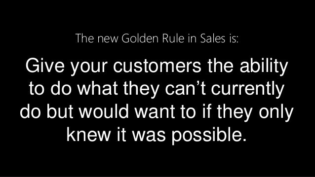 GetSaleswise's tweet photo. Wednesday Wisdom from the Wise Guys: Introduce your #customers to the possible. https://t.co/qbemfX5HQ9 #WisdomWednesday #Sales #GoldenRule https://t.co/kj4wsqwvvH