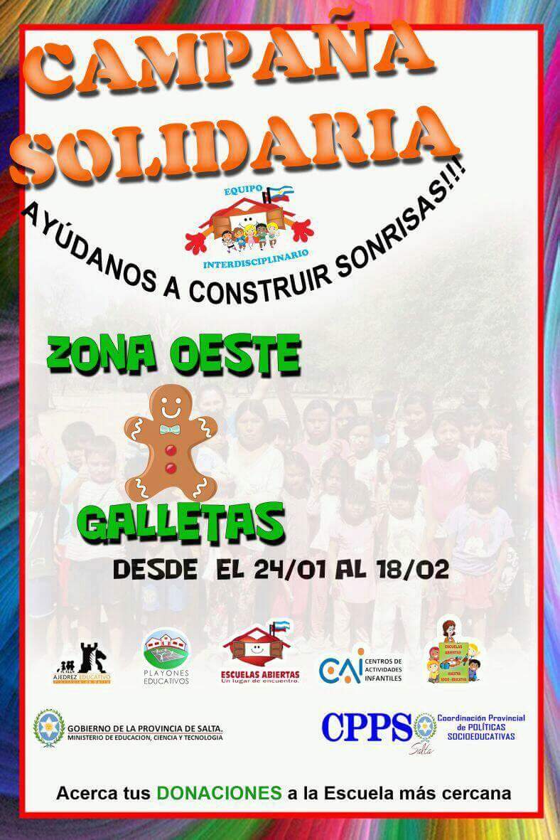 Sumate vos tambien!!! Ayudanos a construir una sonrisa ☺ para nuestros niños!!!. #SaltaSolidaria. Entre todos podemos hay mucho 💙💙.