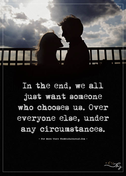 TheMindsJournal's tweet photo. In the end, we all just want someone who chooses us.
https://t.co/Ix1fZOmgtp
#ChoosesUs #InTheEnd #WantSomeone https://t.co/6zMoeqQNpM