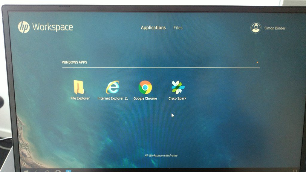 Bindertech's tweet photo. My view on HP Workspace. How does it work with the X3? #HP #X3 #HPX3 #Workspace #Windows10 https://t.co/SPls1dnJNF https://t.co/gU8gIrOSDz