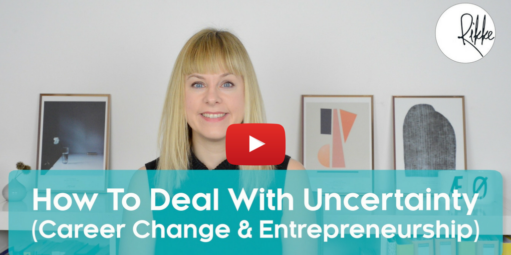 Should you put your transition on hold when the world is so crazy right now? Watch this: bit.ly/2kSvBWy #startup #careerchange