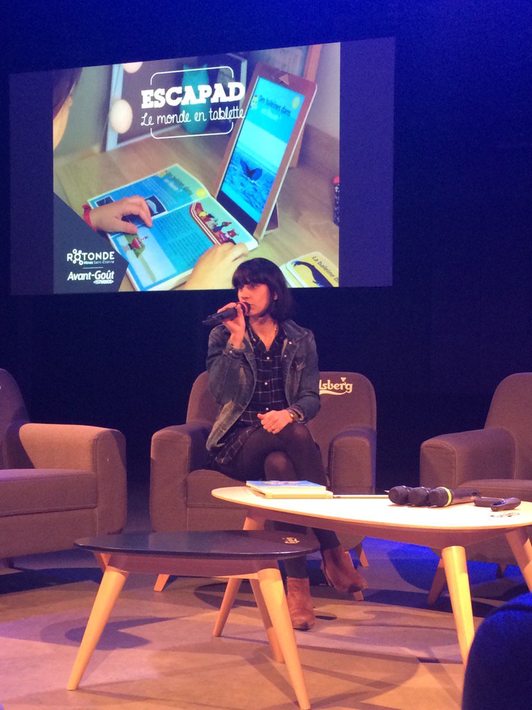 #meetngreet Pitch du livre augmenté #escapad de <a href="/CCSTILaRotonde/">LaRotonde</a> avec <a href="/corinne_poinas/">corinne poinas</a> <a href="/avantgout/">Avant-Goût Studios</a>