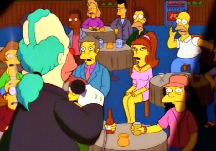 Simpsons_tweets's tweet photo. Don't you hate pants?! https://t.co/6tjERWxlPR