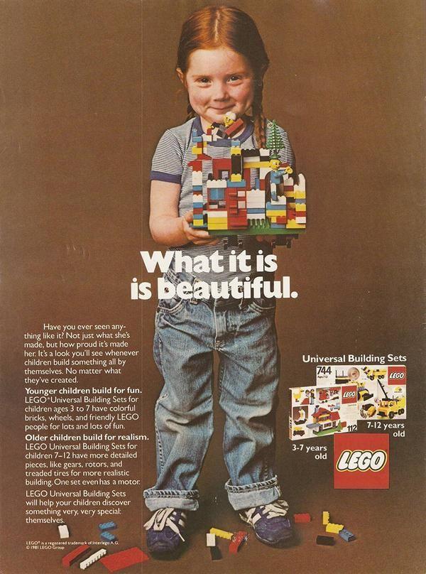mannung's tweet photo. LEGO-reklam från 1981. https://t.co/Sty26qmMOv