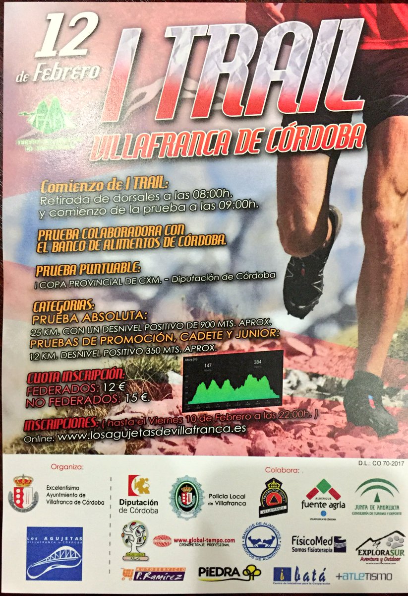 LosAgujetas's tweet photo. Presentación oficial en @AytoVillafranca de la primera prueba del calendario de carreras por montaña. Nuestro Trail de Villafranca. @fedamon https://t.co/4dkQ4WHRZo
