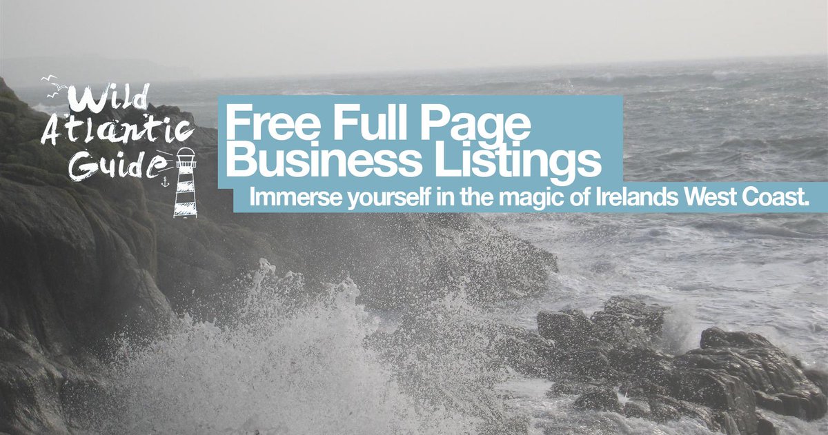 WildAtlanticMap's tweet image. Add your business to our interactive map for free at wildatlanticguide.org/add-listing