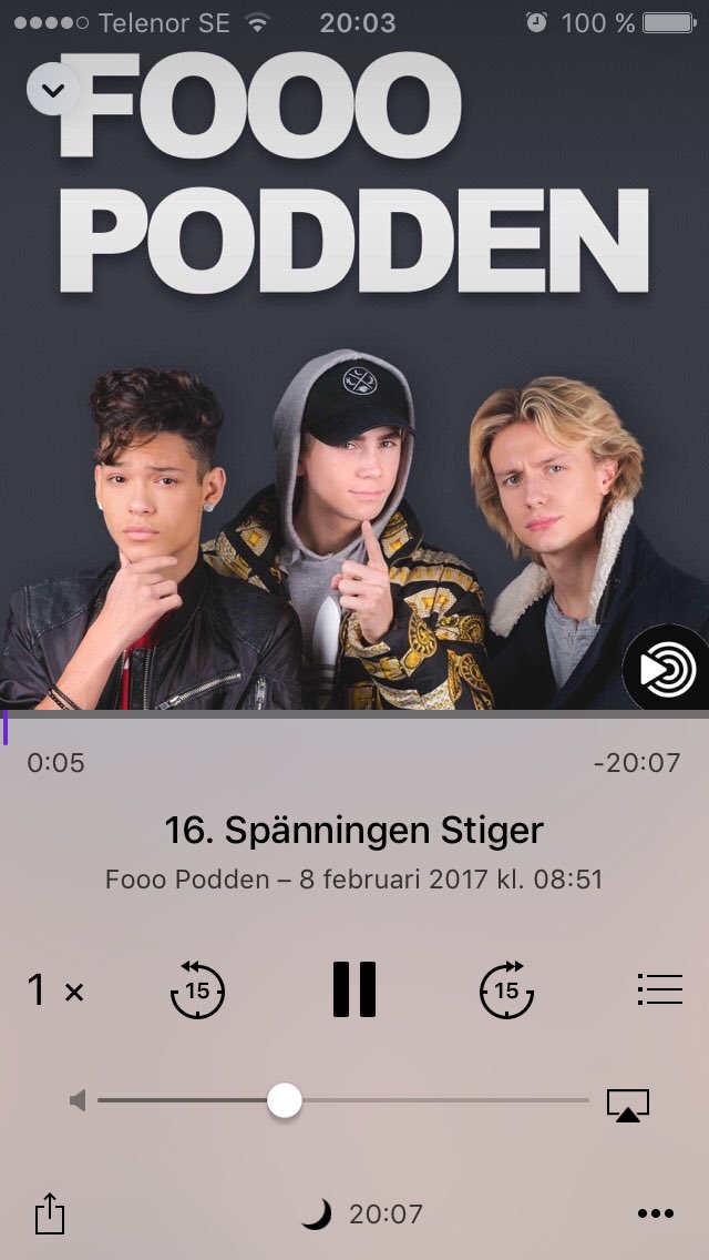 jossefluff's tweet photo. Då kör vi andra lysningen för idag🤙😛❤ #fooopodden @FOandOmusic @FelixSandman @oscarenestad @OmarRudberg https://t.co/PzBuELKMNf