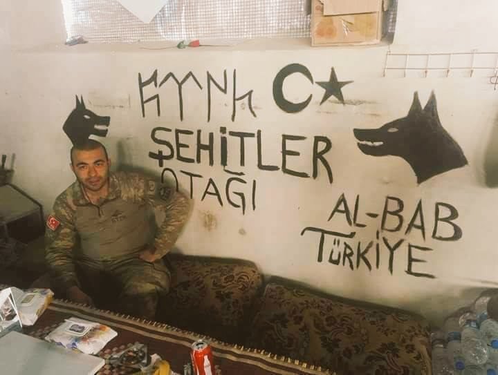 byz_observer's tweet photo. Another martyr in the rows of #Turkish army in al-#Bab. The pictures underlines the strong Pan-#Turkist/#Turanist culture of #Turkeys SOF. https://t.co/u6iWDe9ITG