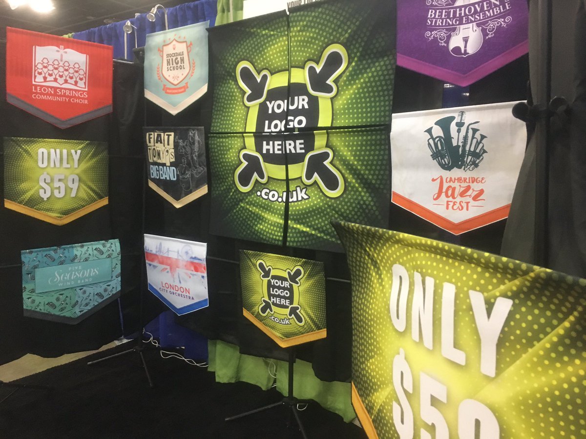 YourlogohereUK's tweet image. All set up and ready for a busy day tomorrow at TMEA Texas