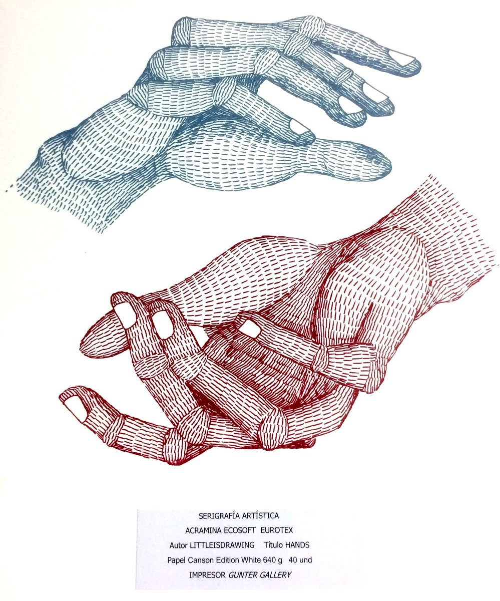 sgm_sl's tweet photo. Obra Gráfica con ECOSOFT N-10 acramina Oeko-Tex stándar 100.  @Gunter_Gallery  #screenprinting #serigrafia #serigrafiaartistica #artprint https://t.co/e3By7rTfZG