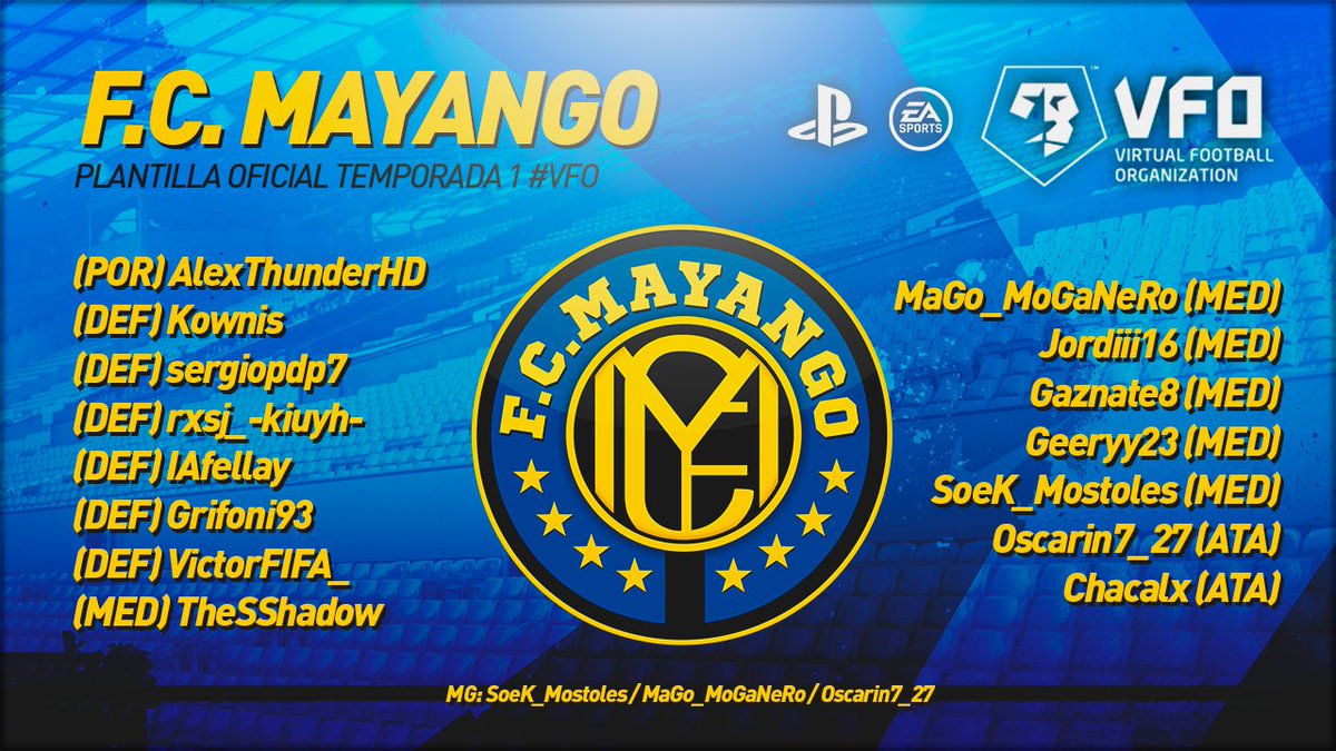 Presentación Oficial de la plantilla |

Conoce los jugadores que competirán en 2ª DIV. <a href="/VFOspain_ps/">VFOspain PS</a> defendiendo nuestros colores

<a href="/OwnArts/">Irene Acosta.</a>🖌️