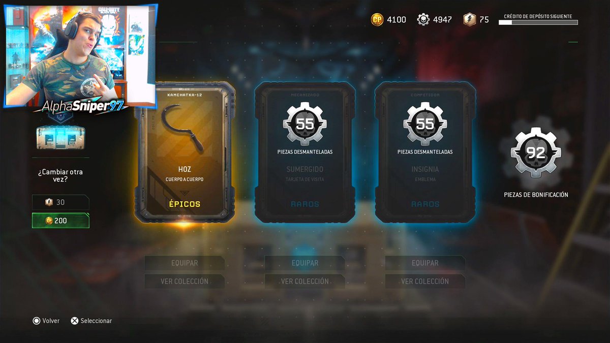 Alphasniper97's tweet image. PRIMERA NUEVA ARMA CONSEGUIDA!! 😱
youtu.be/Eq4M9SYHBP8
❤️🔁🇷️🇹️🔁❤️