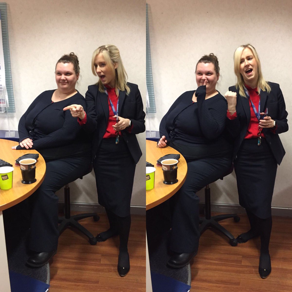 MichelleBrough6's tweet photo. Caption this?! 😂👍🏻 Just another energising morning meeting at Erdington #TeamErdi https://t.co/K6Ckp2q5H4