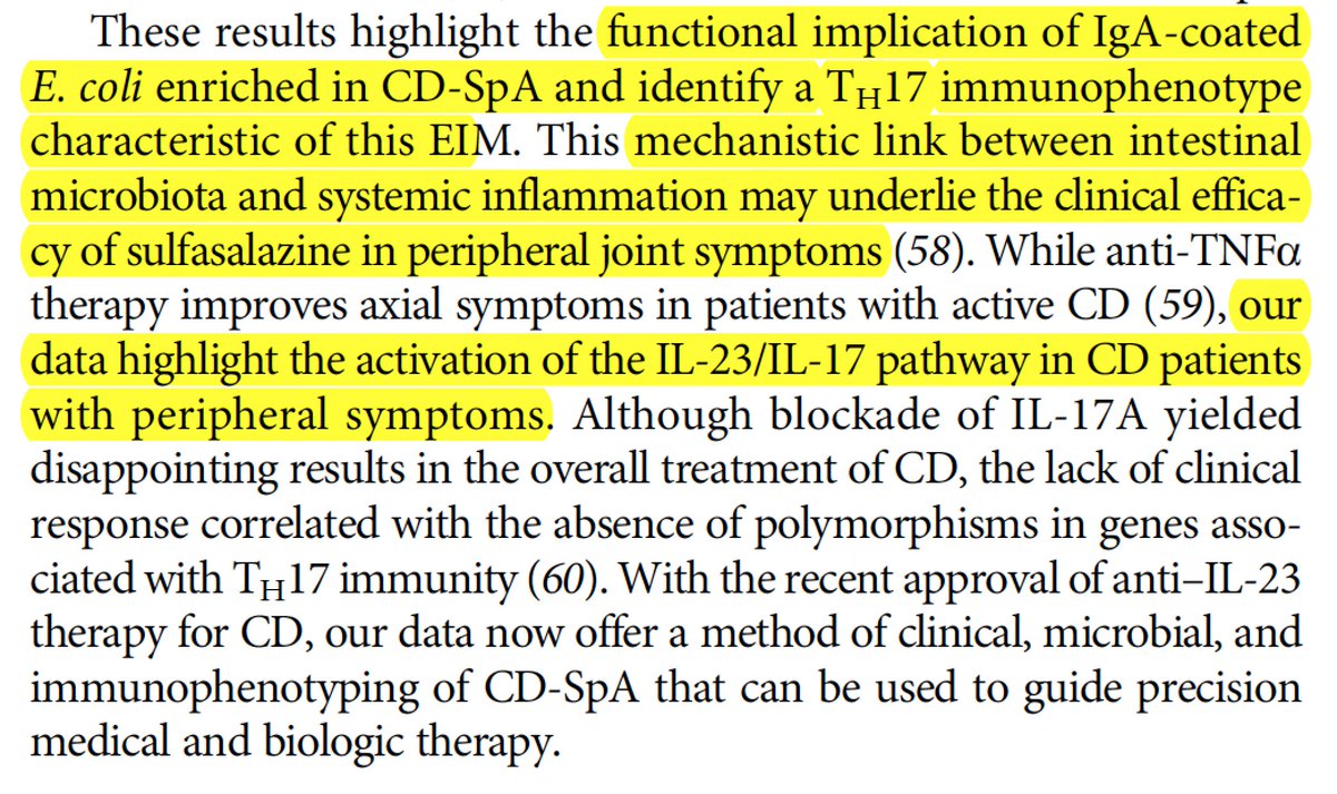 How do people w/ #crohnsdisease get arthritis?
A gut #microbiome pathosymbiont implicated 
stm.sciencemag.org/content/9/376/…
<a href="/WeillCornell/">Weill Cornell Medicine</a> <a href="/ScienceTM/">Science Translational Medicine</a>