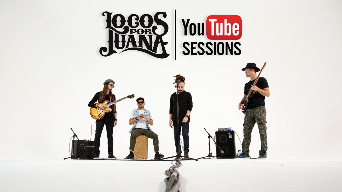 calltomusic's tweet photo. @LocosPorJuana playing #TheCure at the @YouTube sessions is fire 🔥🔥🔥 watch now! 
#YoutubespaceMiami 
https://t.co/PUSZWBu7Ly https://t.co/DhmrtuDh7y