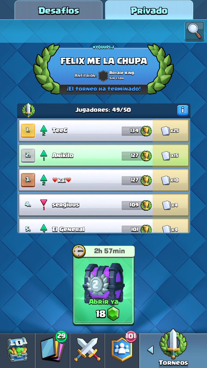 AnikiloGamer's tweet photo. No sé porque pero estos días me está dando por jugar torneos‼️
Para este finde estáis preparados para hacer torneos en los DIRECTOS‼️ https://t.co/yZ4qiO2ECf