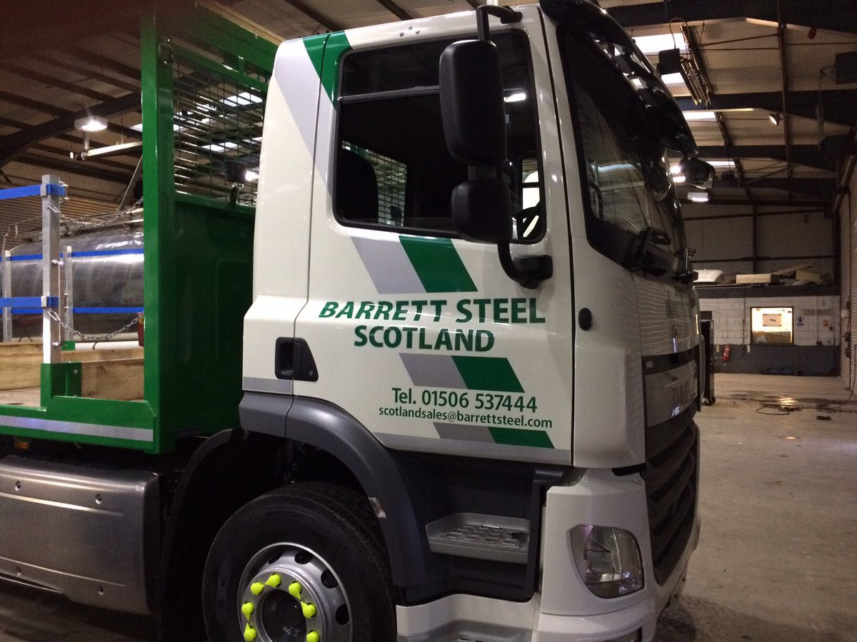 barrettsteelsco's tweet photo. New wagon ready for delivery to Barrett Steel Scotland. Call the team on 01506 537 444 or email us at scotlandsales@barrettsteel.com https://t.co/xLdMOVPX8s