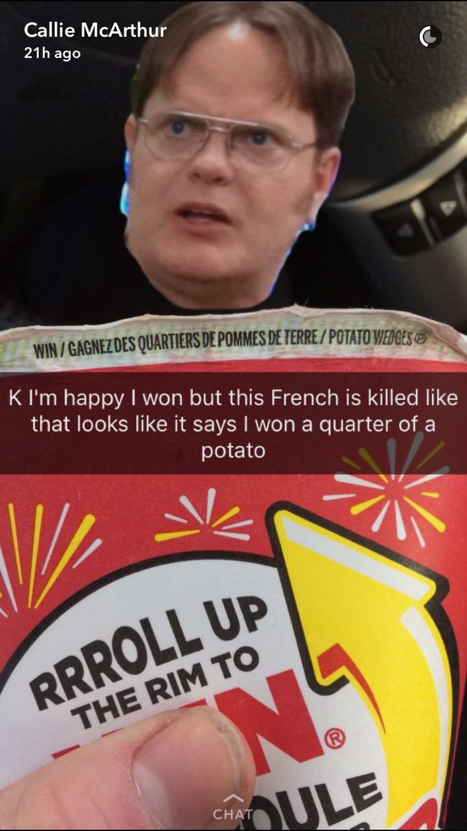 danmcarthur10's tweet photo. Great news @Le_Zoo, my sister won potato wedges! #updatezoo #RollUpTheRim @keebs1987 @mattsawdennis @BGTayBayBay https://t.co/MVQK9yqfrg