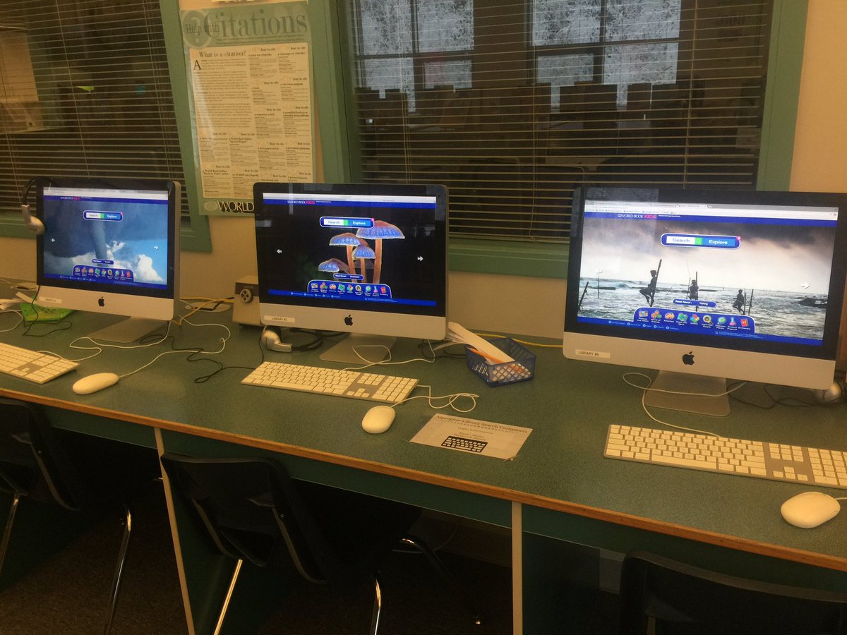 LibraryBunag's tweet photo. Fourth, fifth, and sixth graders are using World Book Online for their research this week. #schoolibrariesrock https://t.co/telQ5Hpzo1