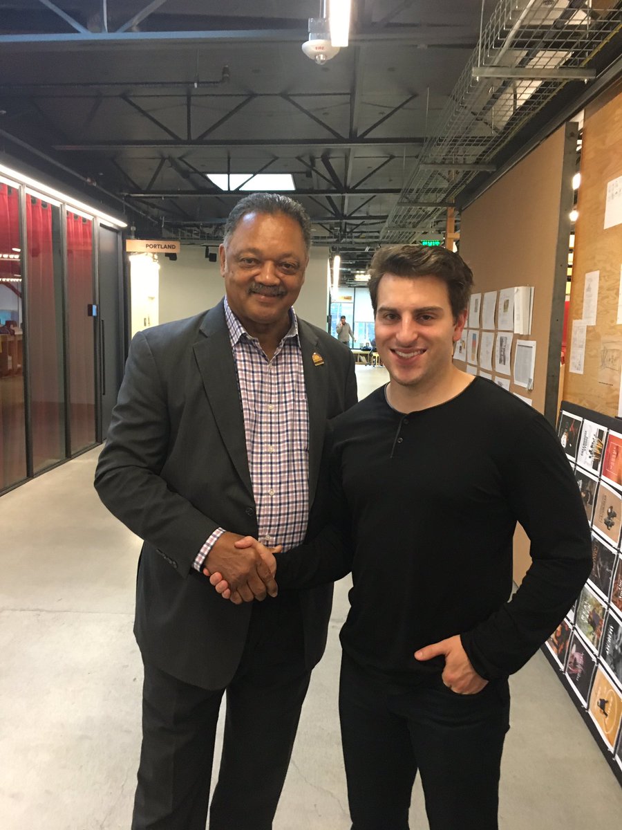 RevJJackson's tweet photo. Thank you @bchesky and the @Airbnb team for an enlightening conversation about inclusion, equality &amp; racial justice this morning in #SF. https://t.co/e6F1CZ1HCG