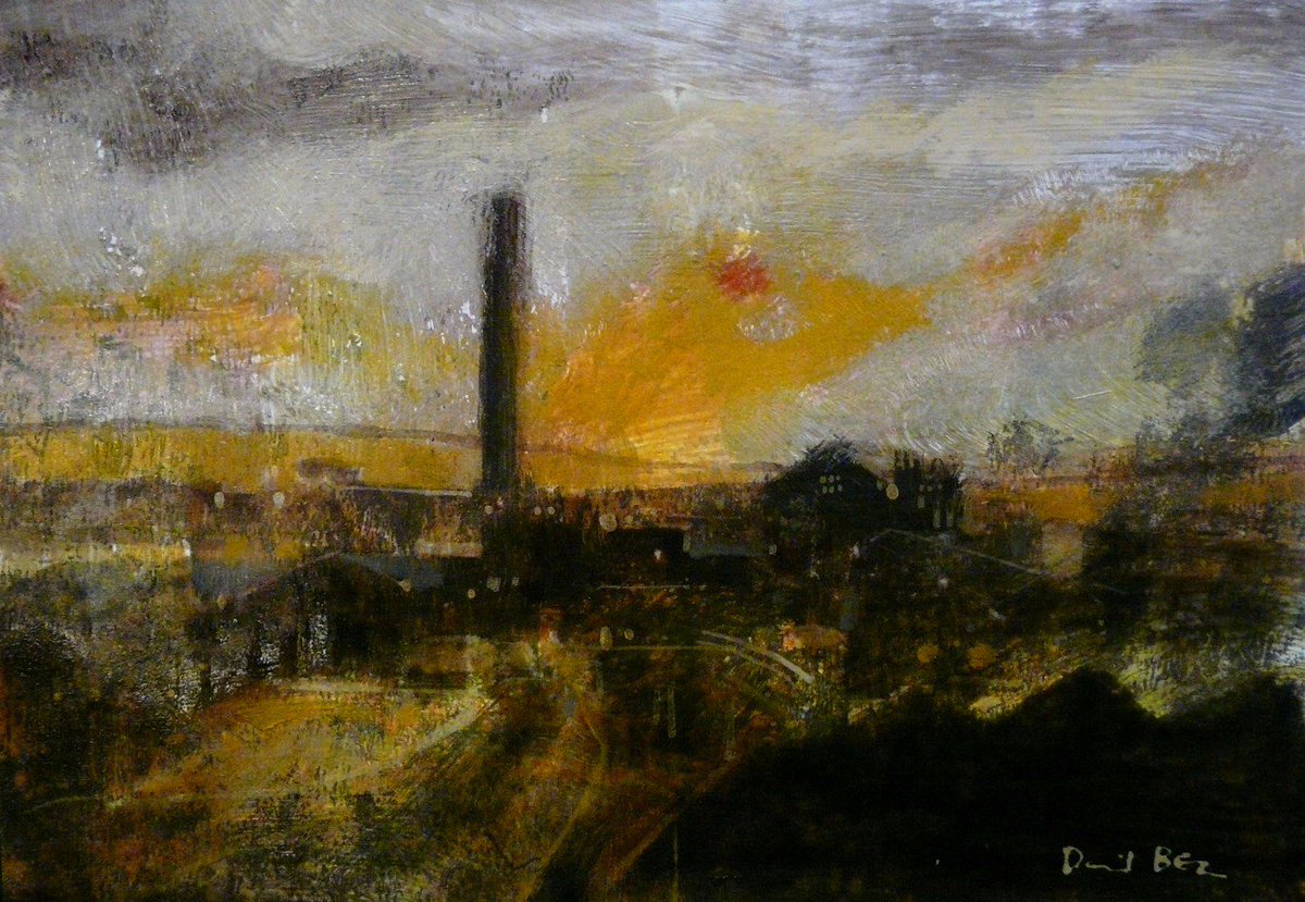 HawthornGallery's tweet photo. 'The Red Sun' #DavidBez, £350 https://t.co/WhOAw3aeNt #Stalybridge #Tameside https://t.co/HjAb8Pb7Vg