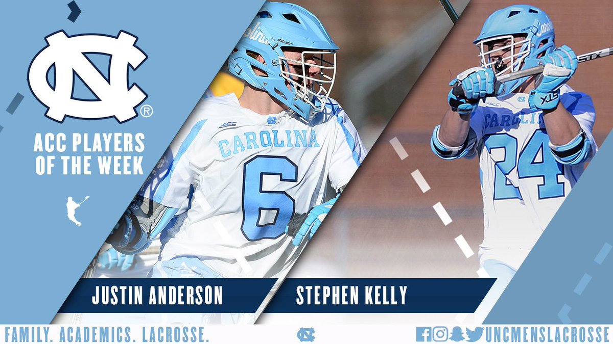 UNC Men's Lacrosse on Twitter "Congratulations to Justin Anderson and