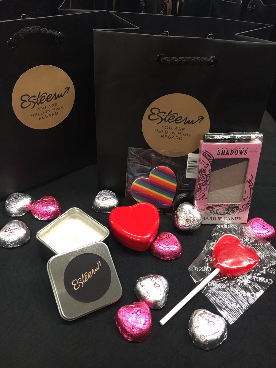 Excited to take these Valentine's gifts to our friends in the clubs this Friday! #esteemoutreach
