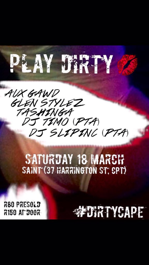 Dj_Timo_SA's tweet photo. Cape Town we comingโผ๏ธ
#DirtyCape #DirtyWay #PlayDirty @playdirty_tnt
SUPER 17 ๐ซ https://t.co/XZum9kw7gF