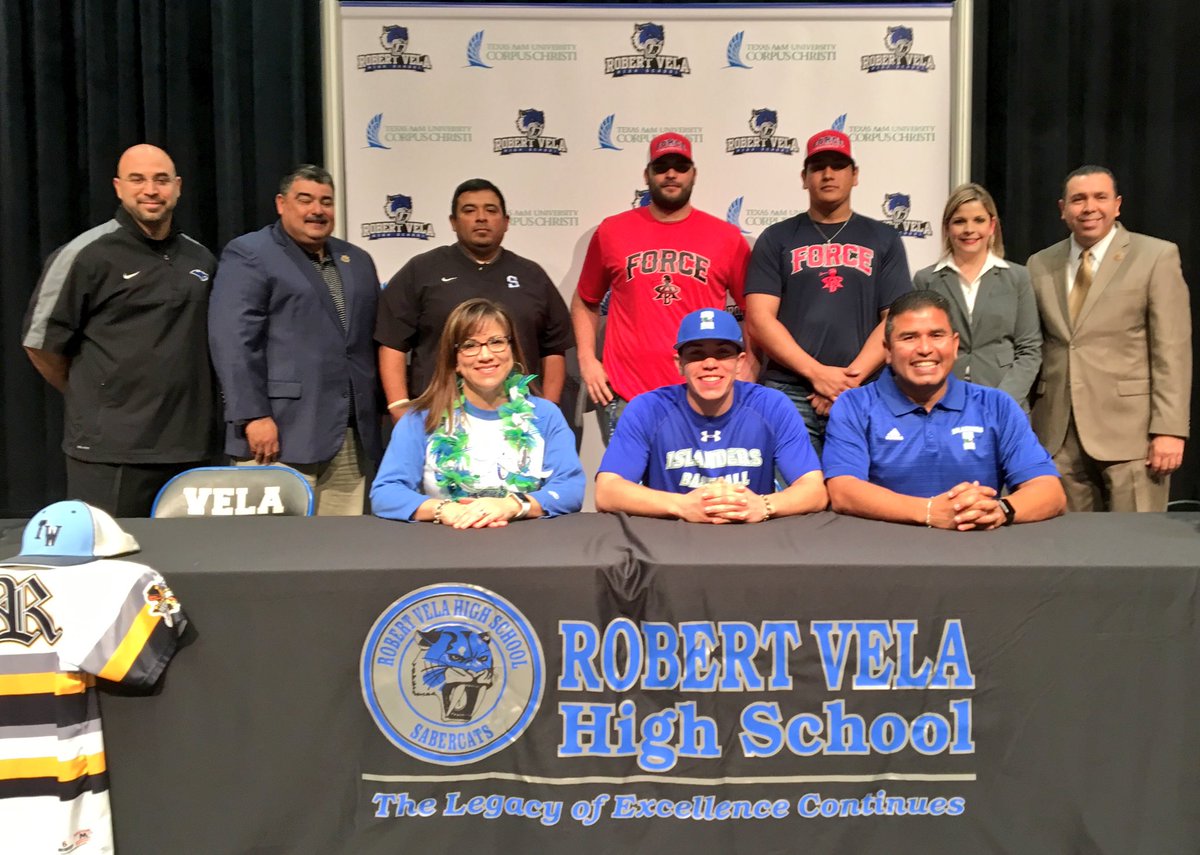 Edinburg Vela infielder Ryan Rodriguez today signs to play baseball for