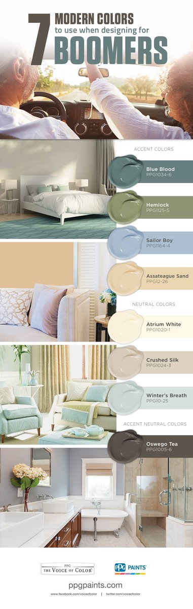 voiceofcolor's tweet photo. Color Palettes for the Boomer Generation https://t.co/4k22qMTBGj #DesignTrends #GenerationalDesign https://t.co/INmEV6083b