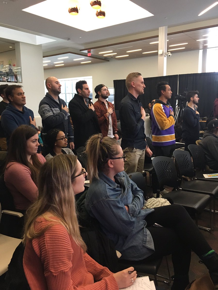 HumberGlobal's tweet photo. @ravikarkara asks all the men at #HumberIDW @SDG4Good training to take the #heforshe pledge #LEAPsInGenderEquality https://t.co/ZNo6ntpm9A