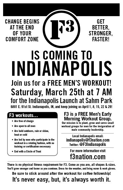 F3Indianapolis's tweet photo. Working up our flyer game. Take a look! https://t.co/piAbfmsY6b