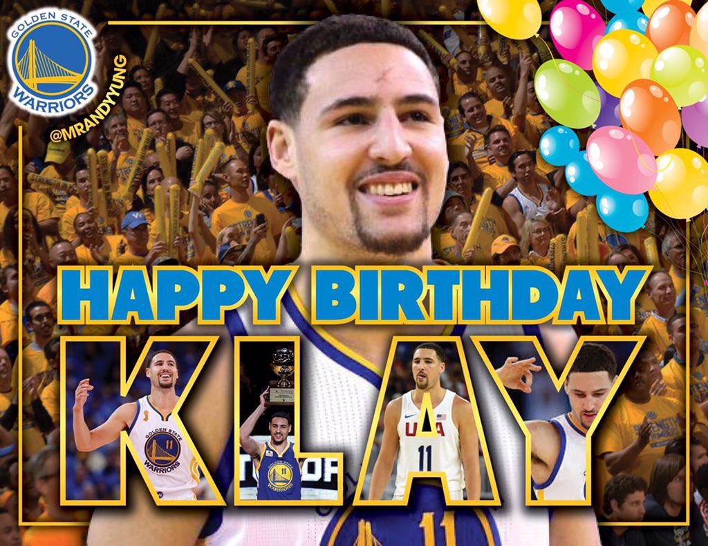 Happy birthday Klay Thompson! 