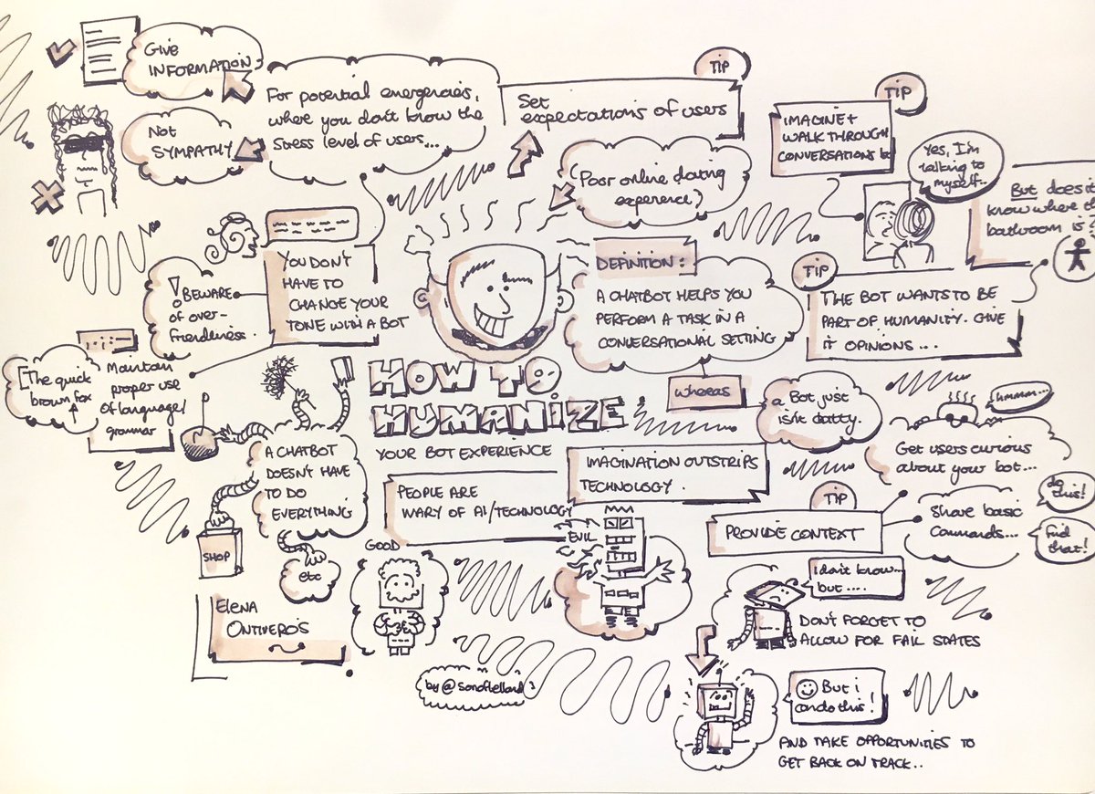 Elena Ontiveros humanizes the bot... #ixd17 <a href="/ixdconf/">Interaction Week</a>