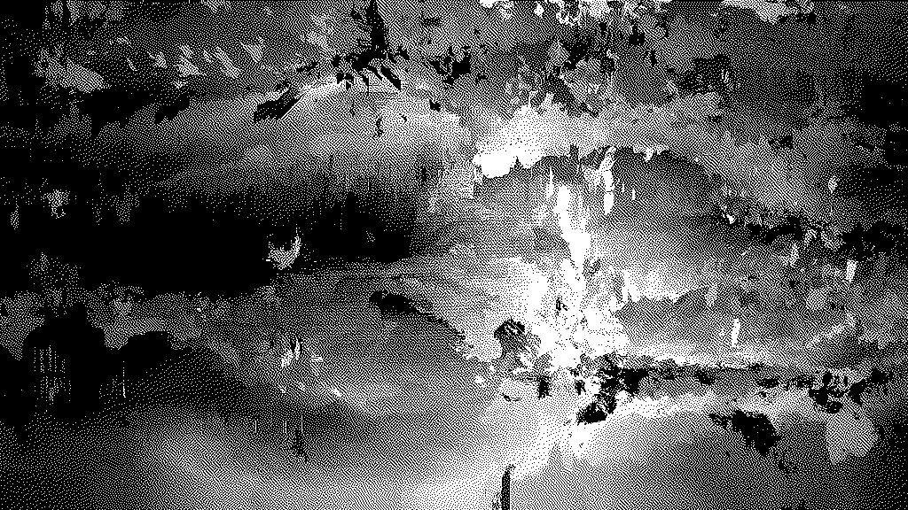 dithering on one of the glsl-paintings