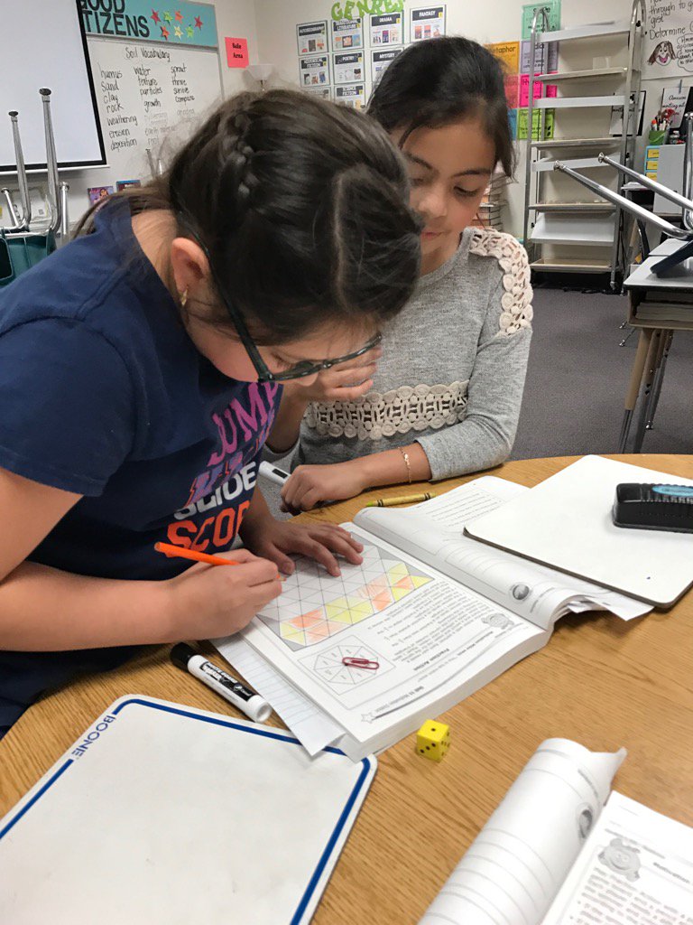 Abbett4thGrade's tweet photo. Fourth grade fractions get intense!    They didn't even notice the photo opp!@BetsyCummins@vhernan83 https://t.co/qkhjCAcvu2
