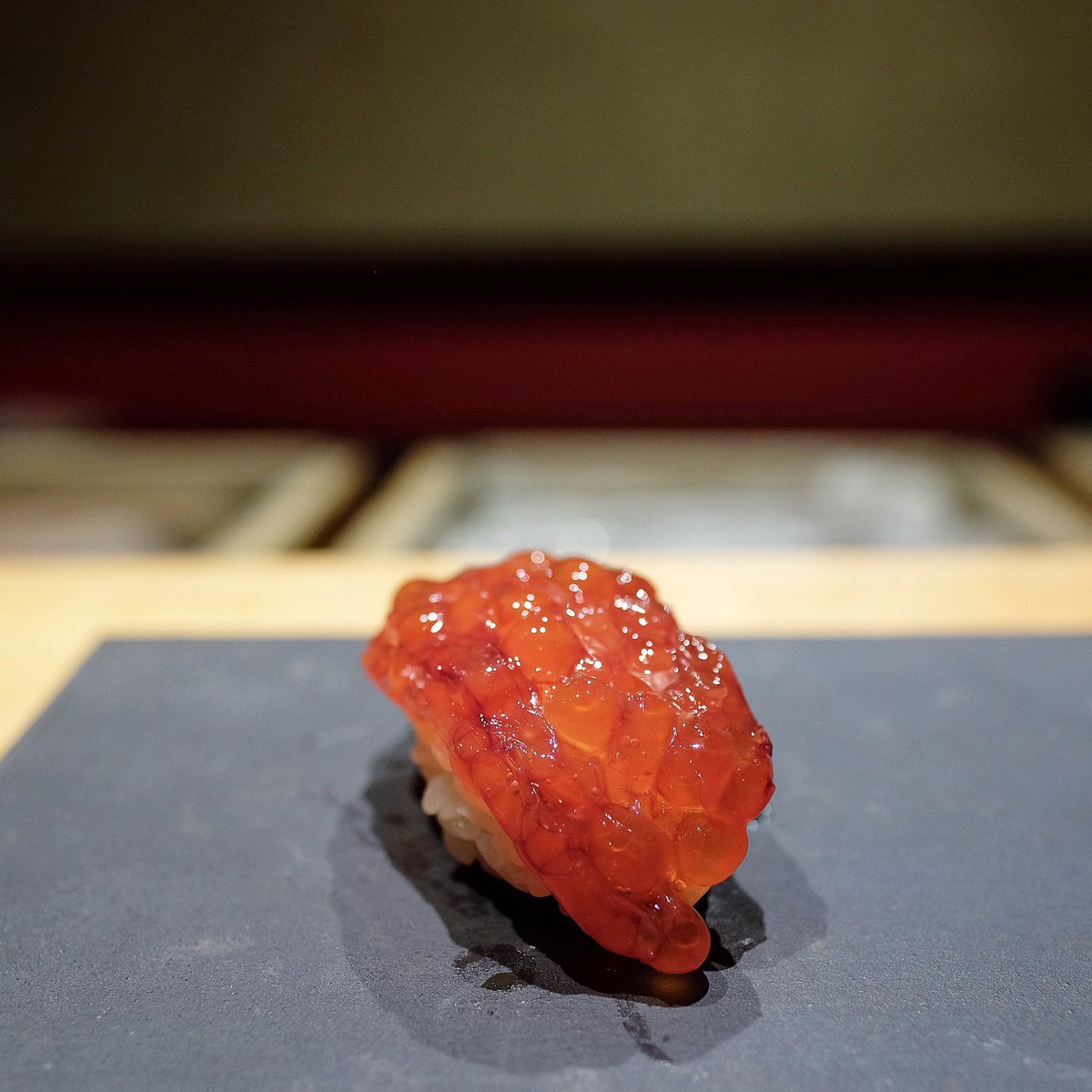 Tomo K Cured Amp Aged Sujiko Salmon Roe In Its Roe Sack W An Intense Sweetness Amp Richness I Love The Sticky Texture Pure Delight At 2 Kimura T Co Bqwyjbip2p
