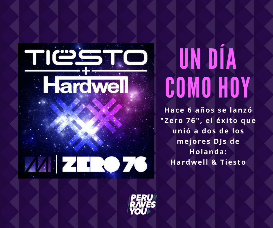 PeruRavesYou's tweet photo. ¡Zero76 cumple 6 años hoy! 🎉🎂
cc: @HARDWELL @tiesto https://t.co/V8dFgjy92E