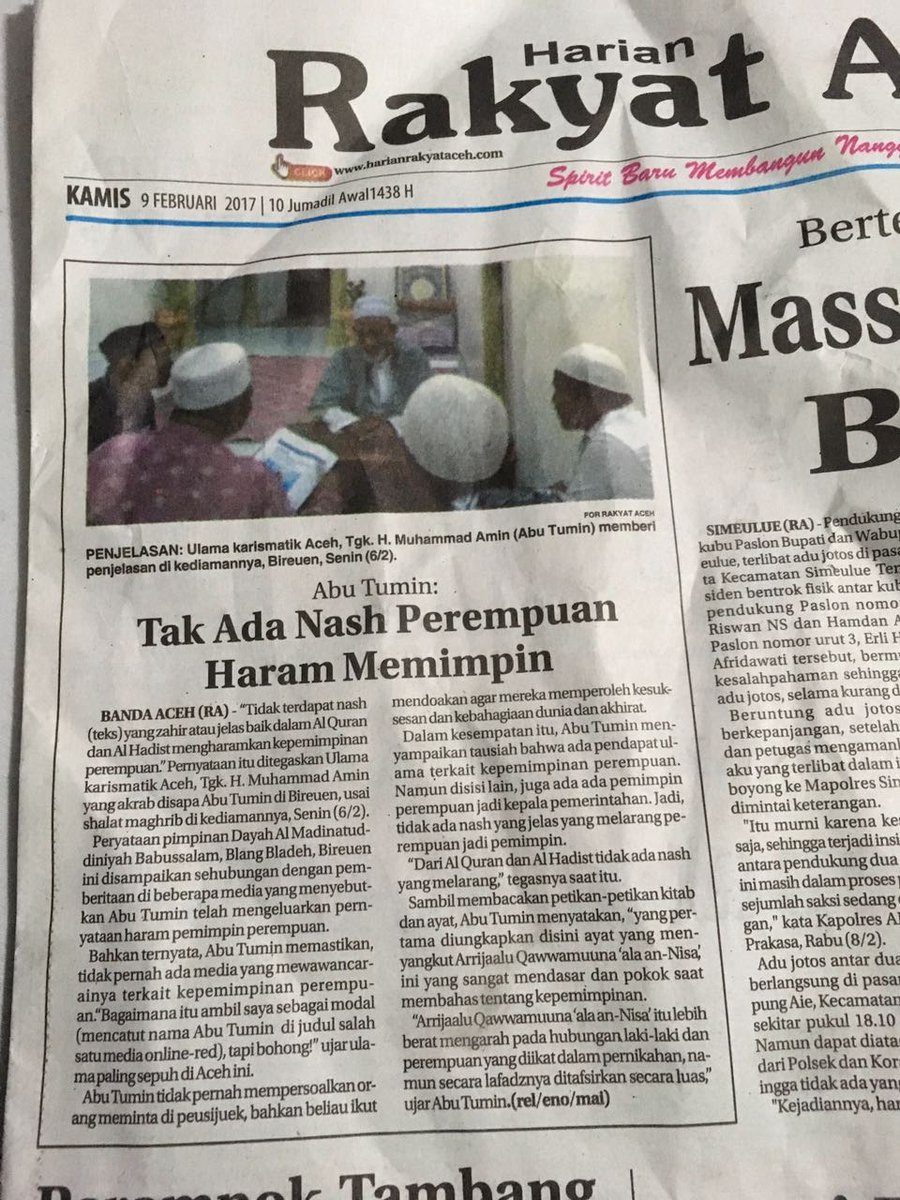IrvanBakriTM's tweet photo. Edisi 9 Febuari 2017
#illizafaridmenang https://t.co/KSe45hUuHa