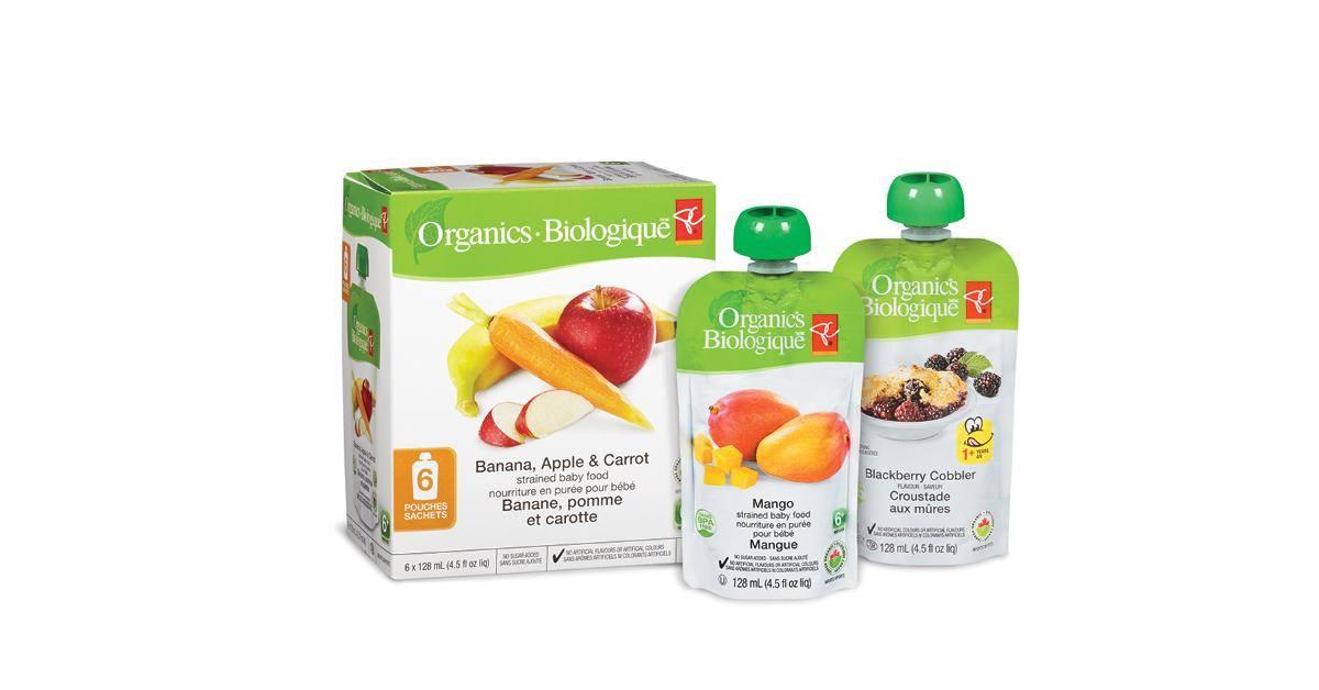 Out of an abundance of caution, Loblaw is recalling all PC Organics strained baby food pouches. For more information bit.ly/2kJDWd4
