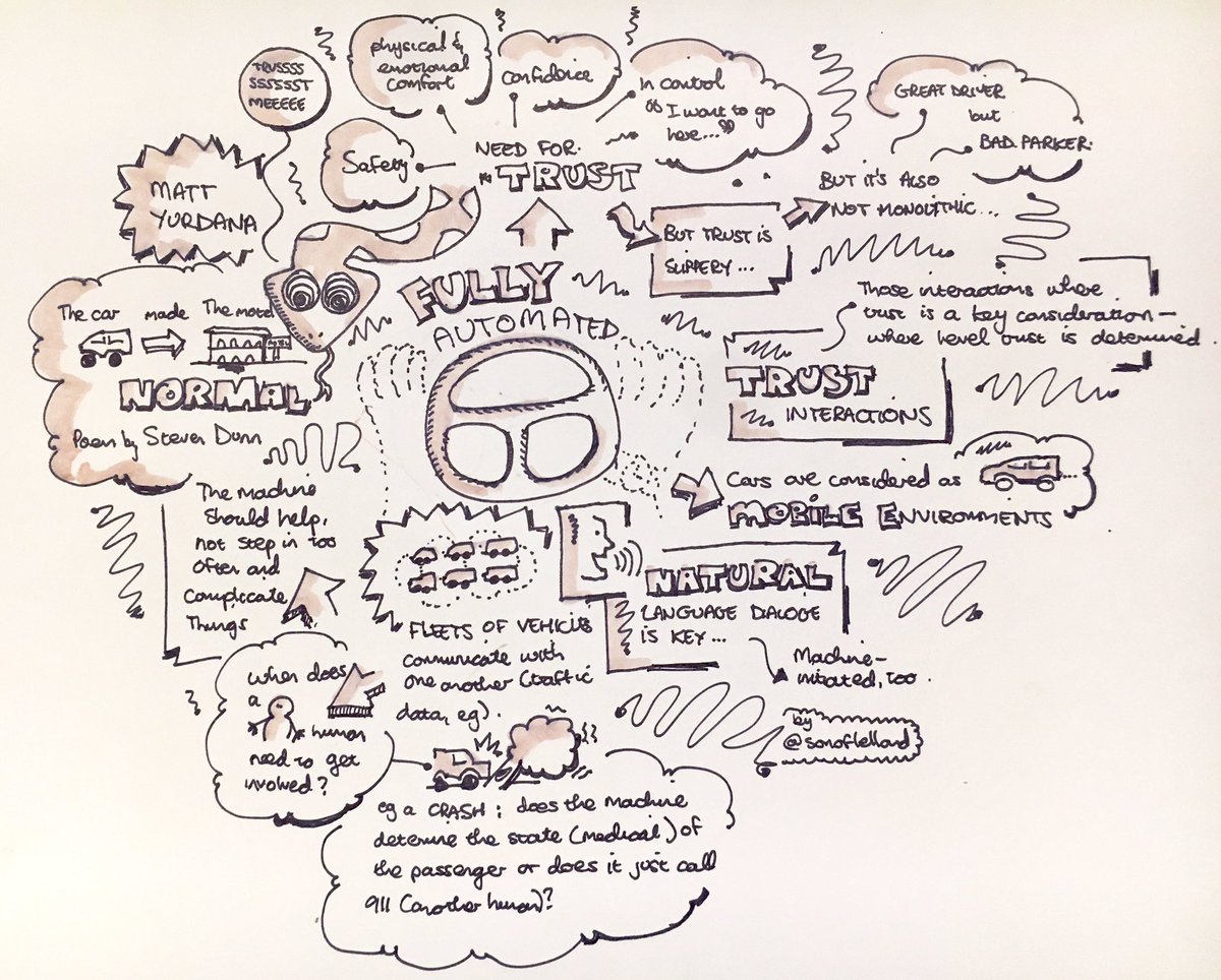 #mattyurdana talks scary autonomous vehicles <a href="/ixdconf/">Interaction Week</a> #ixd17