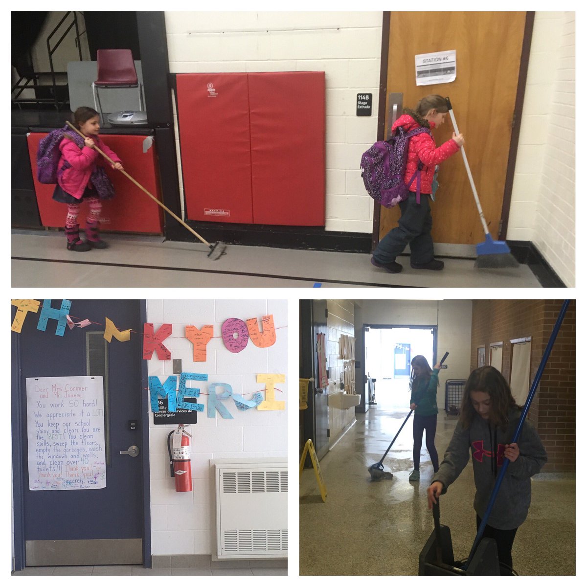 MlleTosh's tweet photo. @warnicaleaders and students are giving #propstoops Thank you for all you do to keep us safe & clean. We are SWEPT away by your kindness! https://t.co/9Gxvrj5mHu